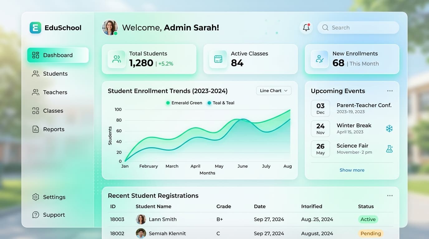Dashboard EduSchool